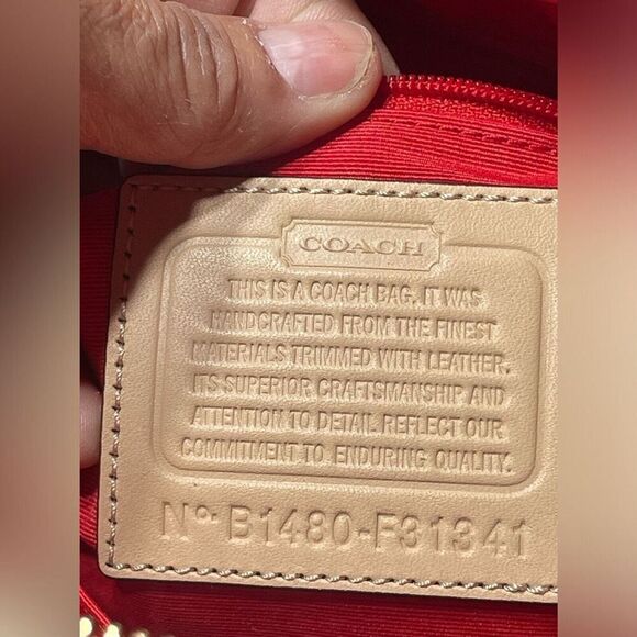 Coach Peyton Floral Cora Domed Shoulder Bag Satchel - Picture 7 of 10